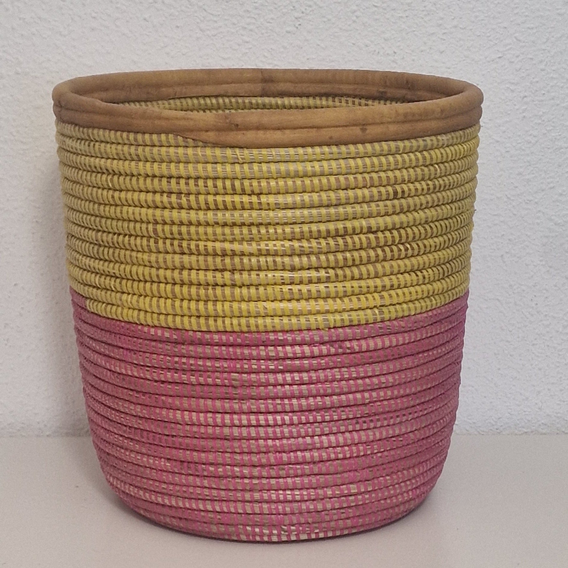 CESTO INDIVIDUAL LINGUERE ABIERTO PREMIUM  2 FRANJAS.